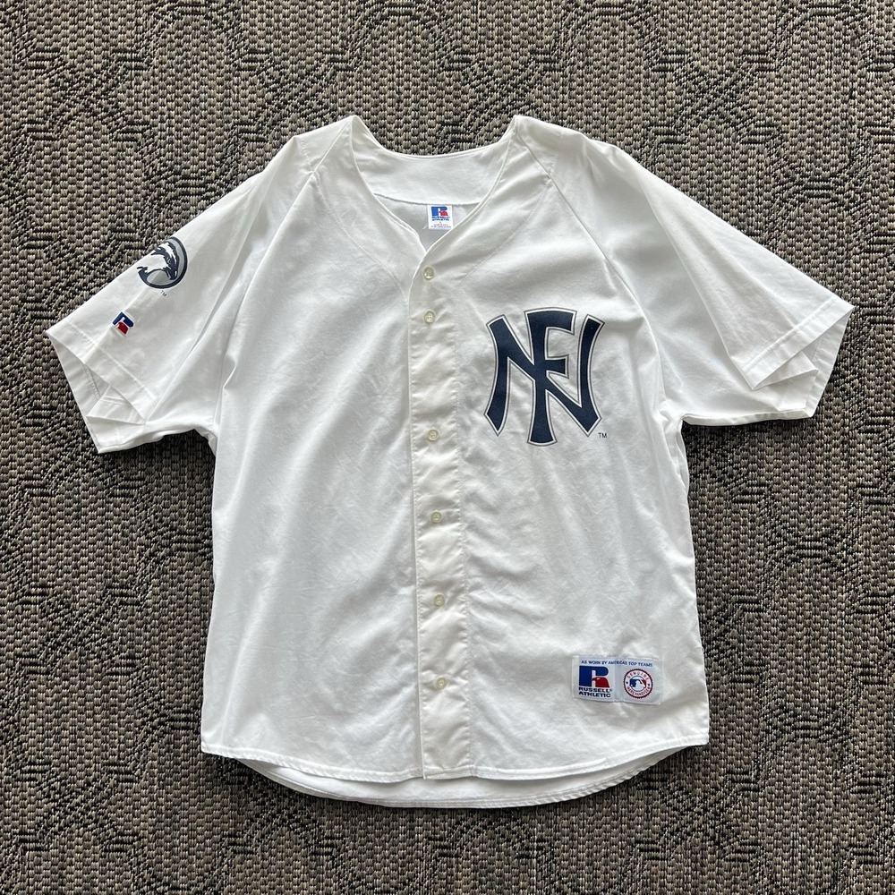 Vintage Russell Athletic Jersey Size XL White UNF Ospreys NCAA Baseball 90s